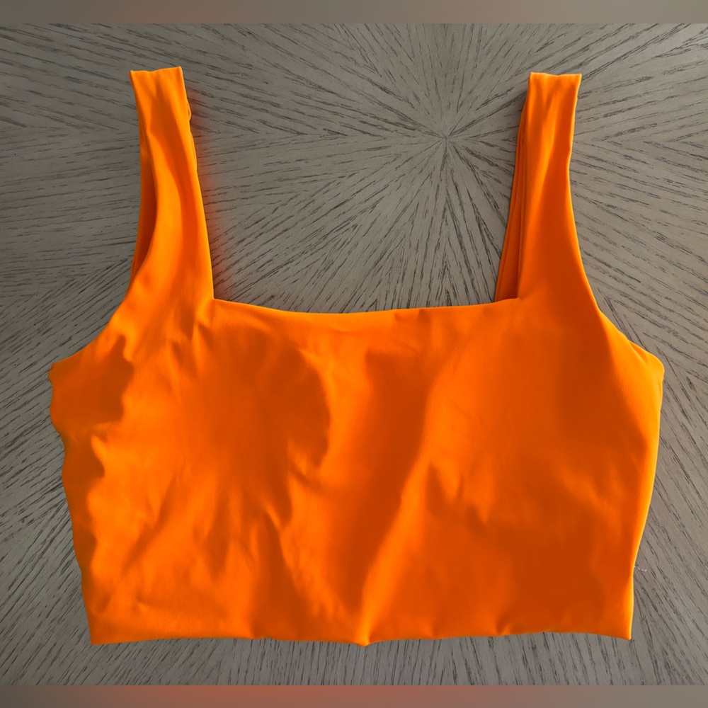 SPANXshape Cropped Square Neck Shelf Tank Monarch color - Picture 2 of 4